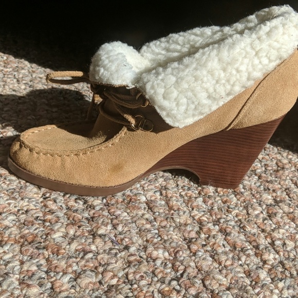 MICHAEL KORS Wedge Moccasin Booties - Picture 7 of 10